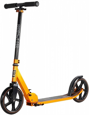 Самокат складной CITY-RIDE колёса 200 мм 100 кг тормоз-крыло (Артикул: CR-S2-01GD, Цвет: Золотой)