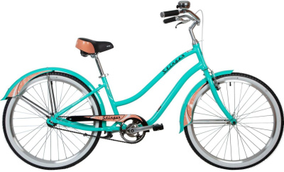 Велосипед женский CRUISER LADY 26" 2021 (Артикул: 26AHC.CRUISERL.16GN1, Размер рамы: 16" (Рост 150-165 см), Цвет: Зелёный)