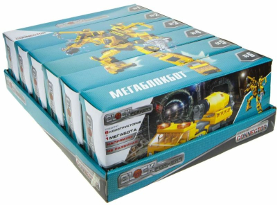 1TOY Т19871 Конструктор BLOCKFORMERS МЕГАБЛОКБОТ серия CONNECTOR 6В1 от магазина ДЕТКИ