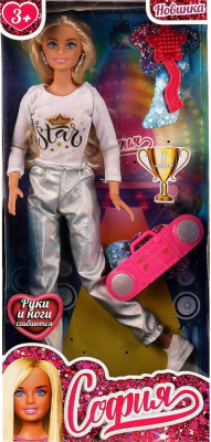 СОФИЯ И АЛЕКС 66001J-DANCE-S-BB Кукла СОФИЯ ТАНЦОР с магнитофоном 29 см от магазина ДЕТКИ
