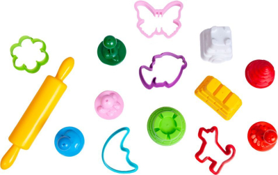 GENIO KIDS LEP01 Набор для лепки МИКС АКСЕССУАРОВ 15 предметов от магазина ДЕТКИ