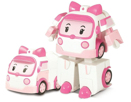 POLI 83172 Машинка трансформер 10 см AMBER от магазина ДЕТКИ