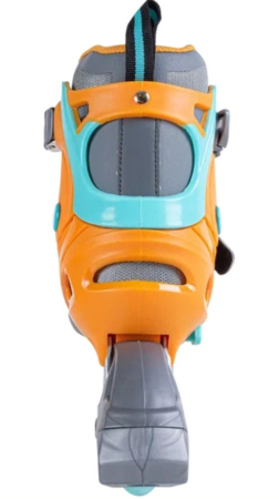 Коньки роликовые раздвижные AZART 2021 (Артикул: 087587, Цвет: Оранжевый, Размер: M (34-37))