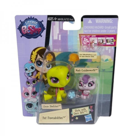 LITTLEST PET SHOP A7313 (A8430) Набор из 2-х фигурок (большая и маленькая) на блистере от магазина ДЕТКИ