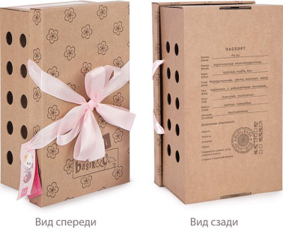 BUDI BASA LK24-072 Игрушка мягкая КОШЕЧКА ЛИ-ЛИ в лиловом вязаном комплекте 24 см от магазина ДЕТКИ