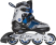 Коньки роликовые раздвижные AZART 2021 (Артикул: 087563, Цвет: Синий, Размер: L (38-41))