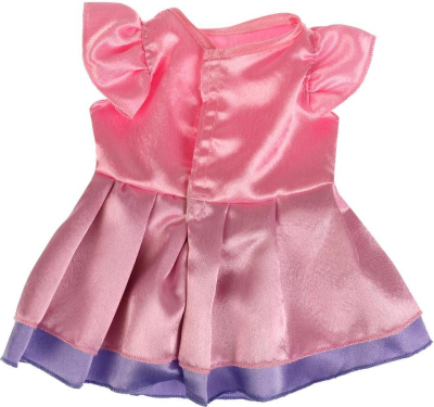 КАРАПУЗ OTF-2202D-RU Одежда для кукол ПЛАТЬЕ РОЗОВО-ФИОЛЕТОВОЕ 40-42 см от магазина ДЕТКИ