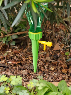 GREEN HELPER HF5201 Конус поливочный на пластиковую бутылку с регулировкой скорости полива 6 шт. от магазина ДЕТКИ