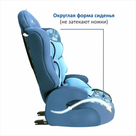 Автокресло ТРАНСФОРМЕР ПРАЙМ ISOFIX Группа 1-2-3 (9-36кг) (Артикул: KRES0283, Цвет: Геометрия)