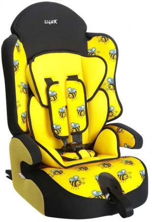 Автокресло ТРАНСФОРМЕР ПРАЙМ ISOFIX Группа 1-2-3 (9-36кг) (Цвет Пчёлка)