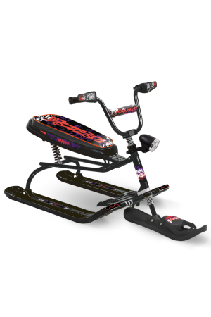 Снегокат НИКА SNOWDRIVE (Артикул: СНД3/ГЧ, Цвет: Граффити на чёрном)