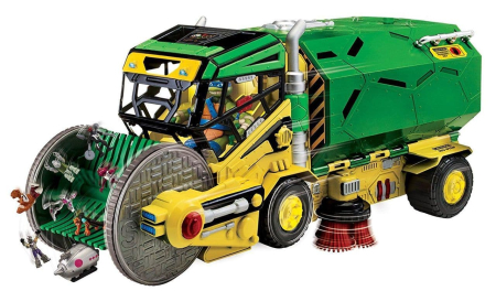 PLAYMATES TOYS 87801 Игровой набор ГРУЗОВИК-СБОРЩИК ЧЕРЕПАШЕК-НИНДЗЯ в коробке от магазина ДЕТКИ