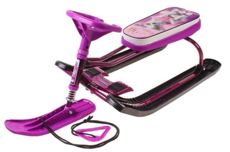 Снегокат ТИМКА СПОРТ 4-1 до 100 кг (Цвет Dog Орхидея)