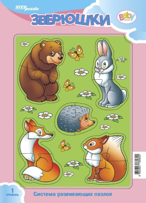 STEP PUZZLE 76062 Развивающие пазлы BABY STEP (средние) от магазина ДЕТКИ