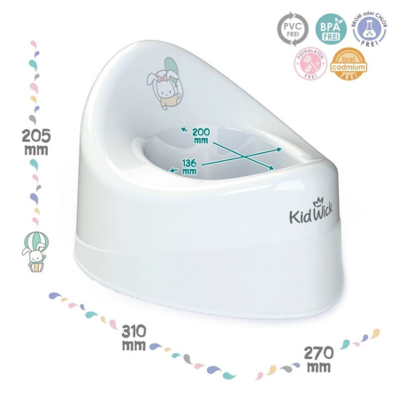 Горшок туалетный РАКУШКА (Цвет: Белый)