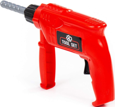 ПОЛЕСЬЕ 90461 Дрель игрушечная Цвет Красный от магазина ДЕТКИ