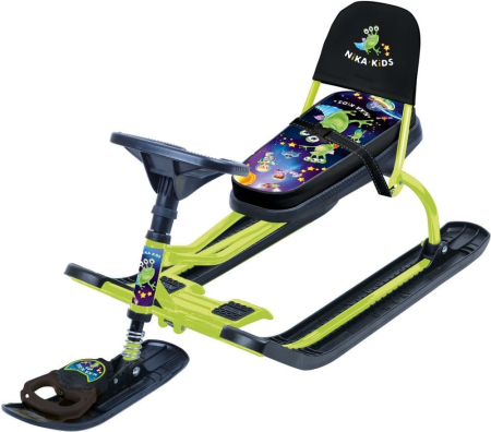 Снегокат ТИМКА СПОРТ 4-1 до 100 кг (Артикул: ТС4-1/П2, Цвет: С пришельцами)