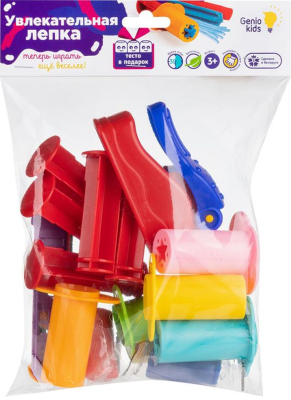 GENIO KIDS TA2012 Набор для лепки УВЛЕКАТЕЛЬНАЯ ЛЕПКА  от магазина ДЕТКИ
