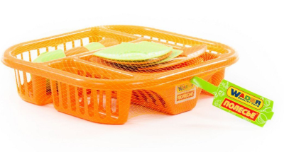 ПОЛЕСЬЕ 40725 Набор посуды АЛИСА с сушилкой на 4 персоны от магазина ДЕТКИ