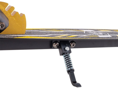 Самокат складной JOGGER 210 колёса 210 мм/180 мм ABEC 7 до 50 кг тормоз-крыло (Артикул: 113892, Цвет: Чёрный/Жёлтый)