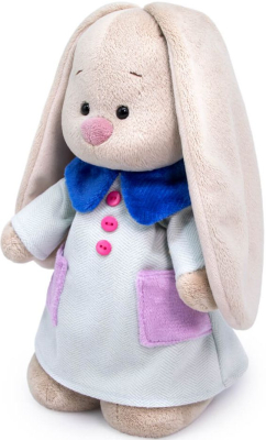 BUDI BASA StM-447 Игрушка мягкая ЗАЙКА МИ в теплом платье (большой) 32 см от магазина ДЕТКИ