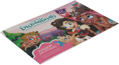 УМКА ALB12-63423-ENCH Альбом для рисования ENCHANTIMALS 12 листов А4 от магазина ДЕТКИ