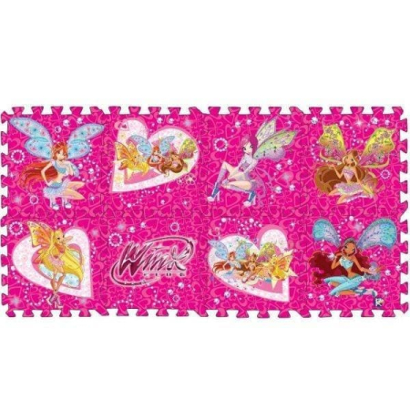 ИГРАЕМ ВМЕСТЕ FS-WINX Коврик-пазл WINX 8 сегментов в плёнке от магазина ДЕТКИ