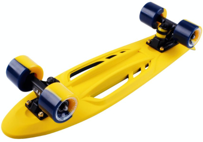 TECH TEAM 113359 Пенни борд SHARK 22 BLUE/YELLOW колёса 60 мм чехол-переноска Цвет Синий/Жёлтый от магазина ДЕТКИ