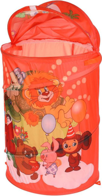 ИГРАЕМ ВМЕСТЕ XDP-17937-R Корзина для игрушек СОЮЗМУЛЬТФИЛЬМ ЛЮБИМЫЕ ГЕРОИ 43 см х 60 см от магазина ДЕТКИ