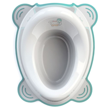 Горшок туалетный УЛИТКА (Цвет Белый/Бирюзовый)