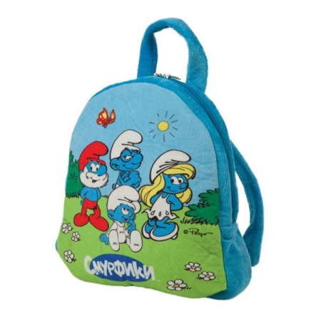 МУЛЬТИ-ПУЛЬТИ V91778/30 РЮКЗАК МЯГКИЙ СМУРФЫ (М/Ф "СМУРФЫ") ГОЛУБОЙ В ПАК. 30СМ от магазина ДЕТКИ