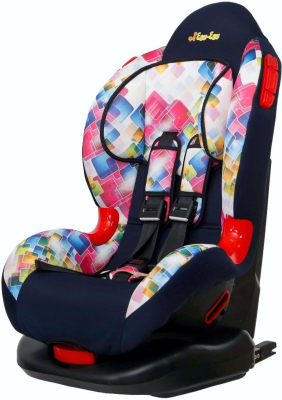 Автокресло KS 525 ISOFIX Группа 1-2 (9-25кг) (Артикул: KRES2911, Цвет: Калейдоскоп-синий)