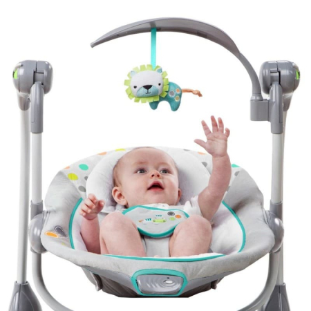 Качели INGENUITY УМНЫЕ И БЕСШУМНЫЕ с вибрацией в коробке (Цвет Стандарт)