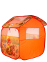ИГРАЕМ ВМЕСТЕ GFA-LT-R Палатка детская игровая Львенок и черепаха домик шатер 105 х 83 см Цвет Оранжевый от магазина ДЕТКИ