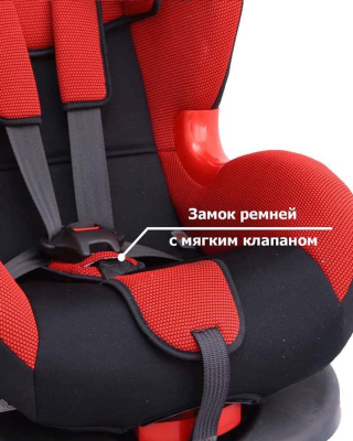 Автокресло КОКОН Группа 1-2 (9-25кг) (Артикул: КРЕС0111, Цвет: Красный)