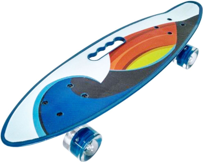 СИМБАТ S00165 Пенни борд колёса светящиеся 60 мм ABEC 7 до 60 кг 61 см от магазина ДЕТКИ