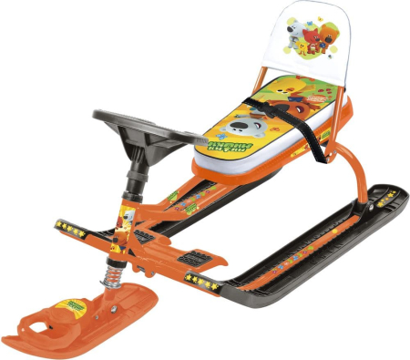 Снегокат ТИМКА СПОРТ 4-1 до 100 кг (Артикул: ТС4-1/ММ, Цвет: Ми-Ми-Мишки)