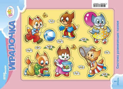 STEP PUZZLE 76062 Развивающие пазлы BABY STEP (средние) от магазина ДЕТКИ