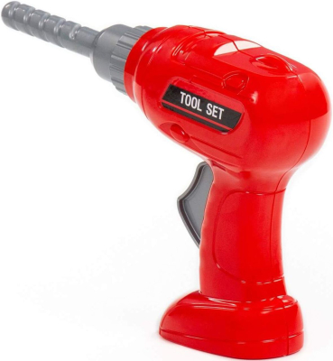 ПОЛЕСЬЕ 90478 Шуруповёрт №1 игрушечный Цвет Красный от магазина ДЕТКИ