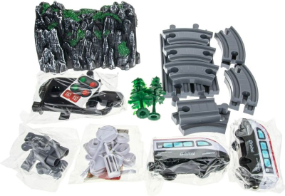 1TOY Т20828 Железная дорога СТАРТОВЫЙ НАБОР INTER CITY 41 деталь от магазина ДЕТКИ