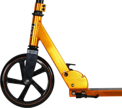 Самокат складной CITY-RIDE колёса 200 мм 100 кг тормоз-крыло (Артикул: CR-S2-01GD, Цвет: Золотой)