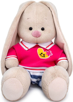 BUDI BASA OSidM-444 Комплект одежды для Зайки Ми 23 см Толстовка поло и полосатые штаны от магазина ДЕТКИ