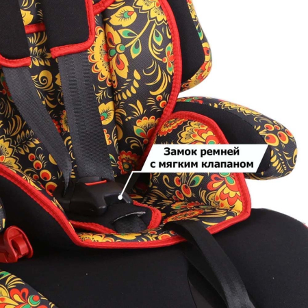 Автокресло ТРАНСФОРМЕР ПРАЙМ ISOFIX Группа 1-2-3 (9-36кг) (Цвет Хохлома)