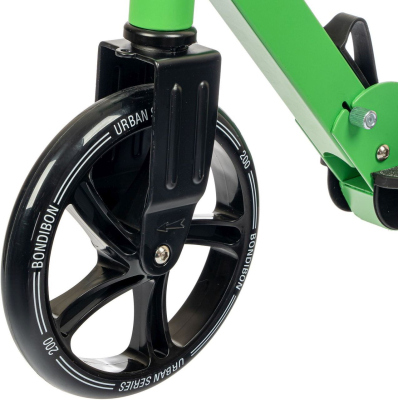 Самокат складной DELTA 200 2021 колёса 200 мм до 50 кг тормоз-крыло (Артикул: BS0010-200P.DELTA.GN20, Цвет: Зелёный)