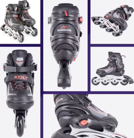 Коньки  (Артикул: 087716, Цвет: Красный, Размер: L (38-41))