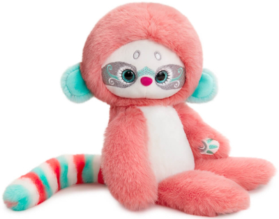 BUDI BASA LR25-13 Игрушка мягкая ЛОРИ КОЛОРИ МОММО 25 см Цвет Персиковый от магазина ДЕТКИ