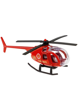 1TOY Т24222 Набор игровой ПАРКОВКА-ТРАНСФОРМЕР СЛУЖБА СПАСЕНИЯ машинка 2 шт., вертолёт от магазина ДЕТКИ