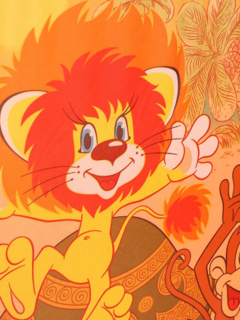 ИГРАЕМ ВМЕСТЕ GFA-LT-R Палатка детская игровая Львенок и черепаха домик шатер 105 х 83 см Цвет Оранжевый от магазина ДЕТКИ