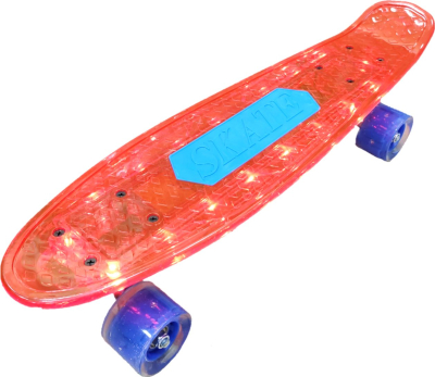 DK TOYS S00174 Пенни борд колёса светящиеся 60 мм ABEC 7 до 60 кг световые и звуковые эффекты от магазина ДЕТКИ