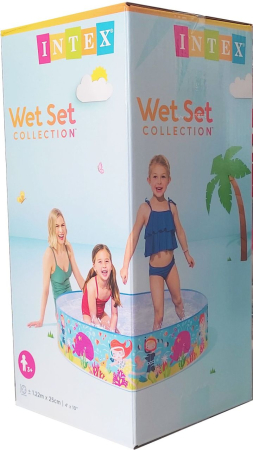 INTEX 58477 Бассейн детский каркасный DIVING Морские приключения 122 см х 25 см от магазина ДЕТКИ